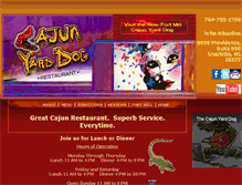 Tablet Screenshot of cajunyarddog.net